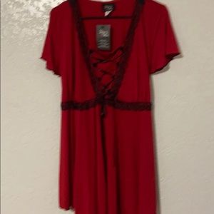 NWT red tunic